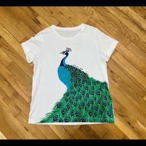 Kate Spade Broome Street peacock tee